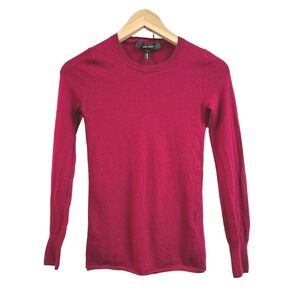ISABEL MARANT Red Cashmere Silk Crew Neck Long Sleeve‎ Sweater 36 / US 6 *READ*